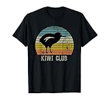 Kiwi Club Retro Vintage Neuseeland Kiwi Vogel Geschenk T-Shirt