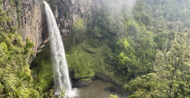 Wasserfälle in Neuseeland Bridal Veil Falls