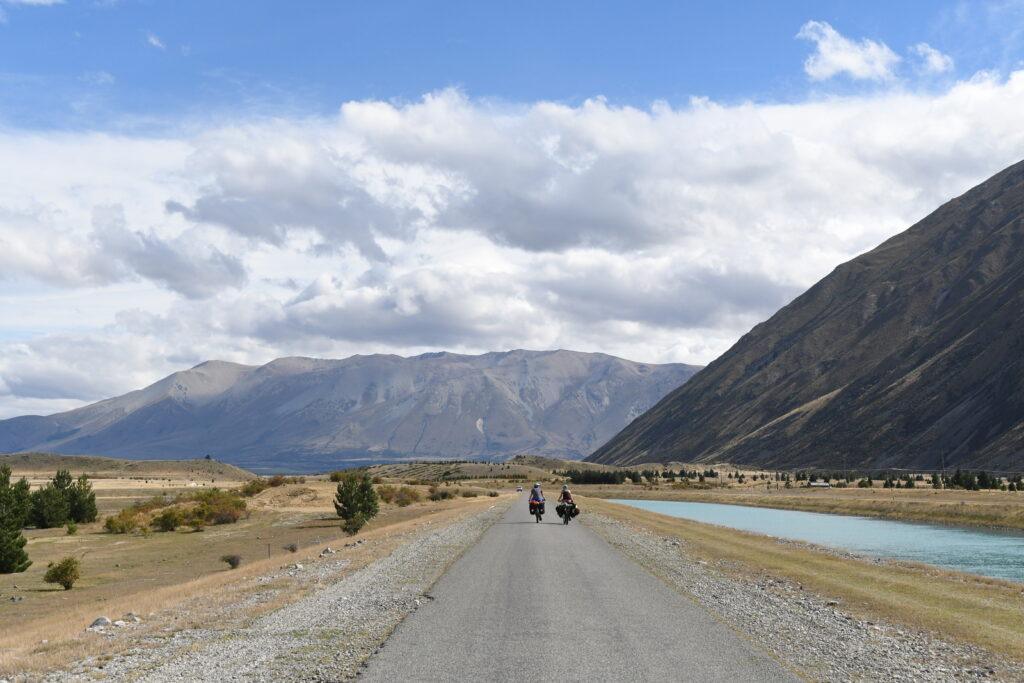 Neuseeland mit Fahrrad und Kind