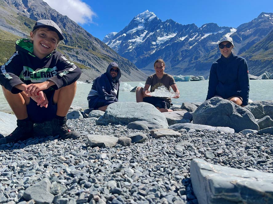 Reisebericht Neuseeland Strandfamilie