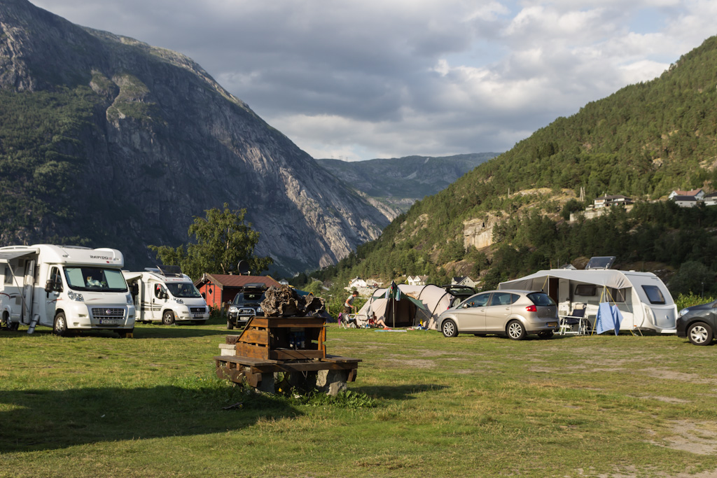 Eidfjord Camping Norwegen