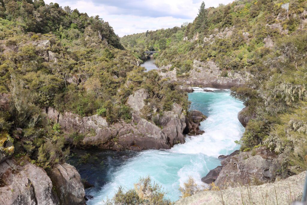 Lake Taupo mit Kindern Aratiatia Rapids