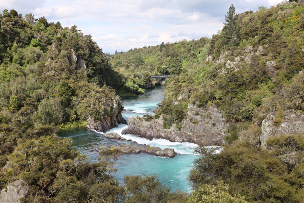 Lake Taupo mit Kindern Aratiatia Rapids