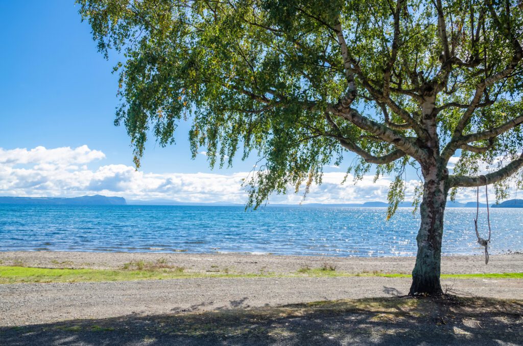 Lake Taupo mit Kindern