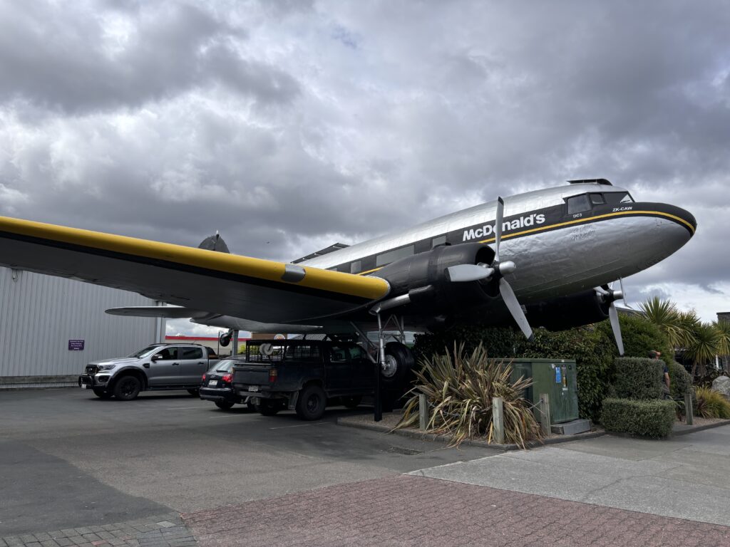 Lake Taupo mit Kindern McDonalds