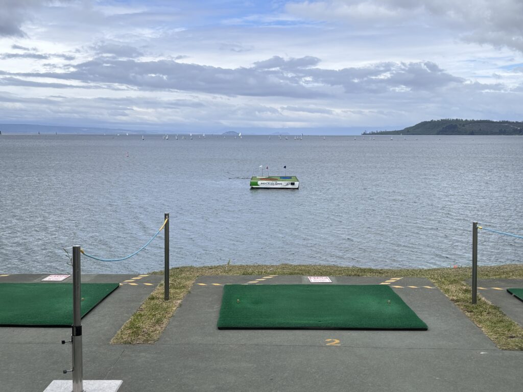 Lake Taupo mit Kindern Hole in One