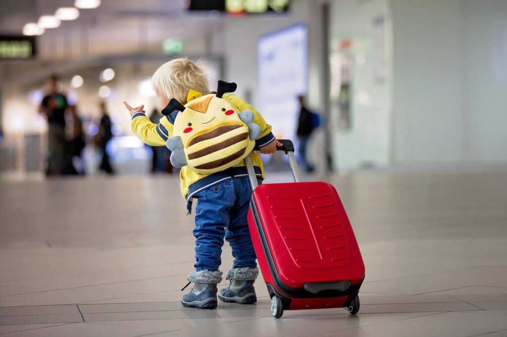 Fliegen mit Handgepäck Koffer